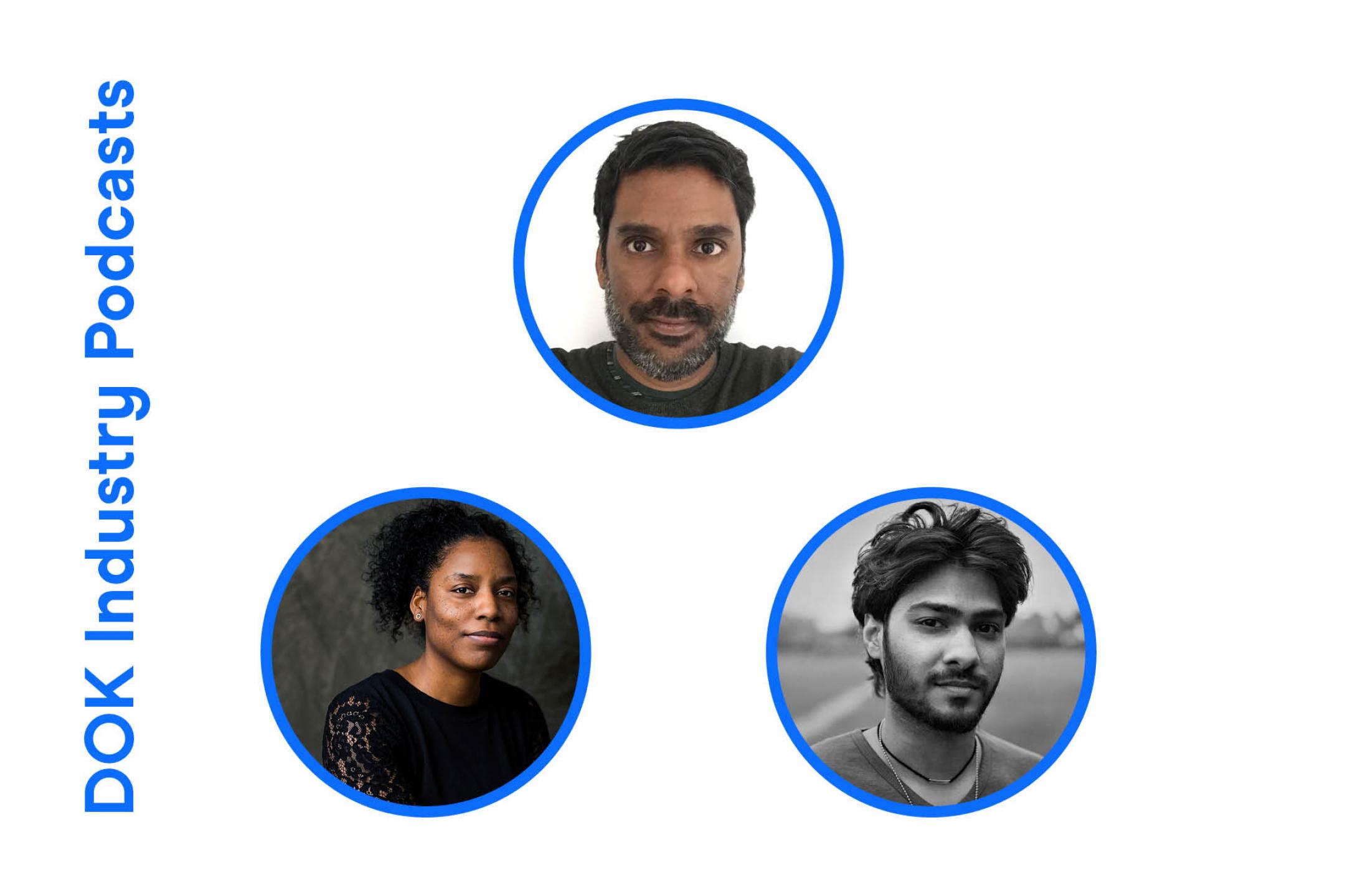 Dok Industry Podcasts, Jonathan Ali, Miryam Charles and Amir Aether Valen Ali