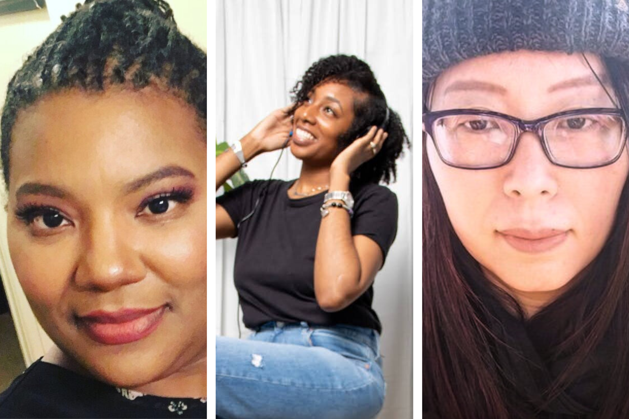 Portraits of three BIPOC women