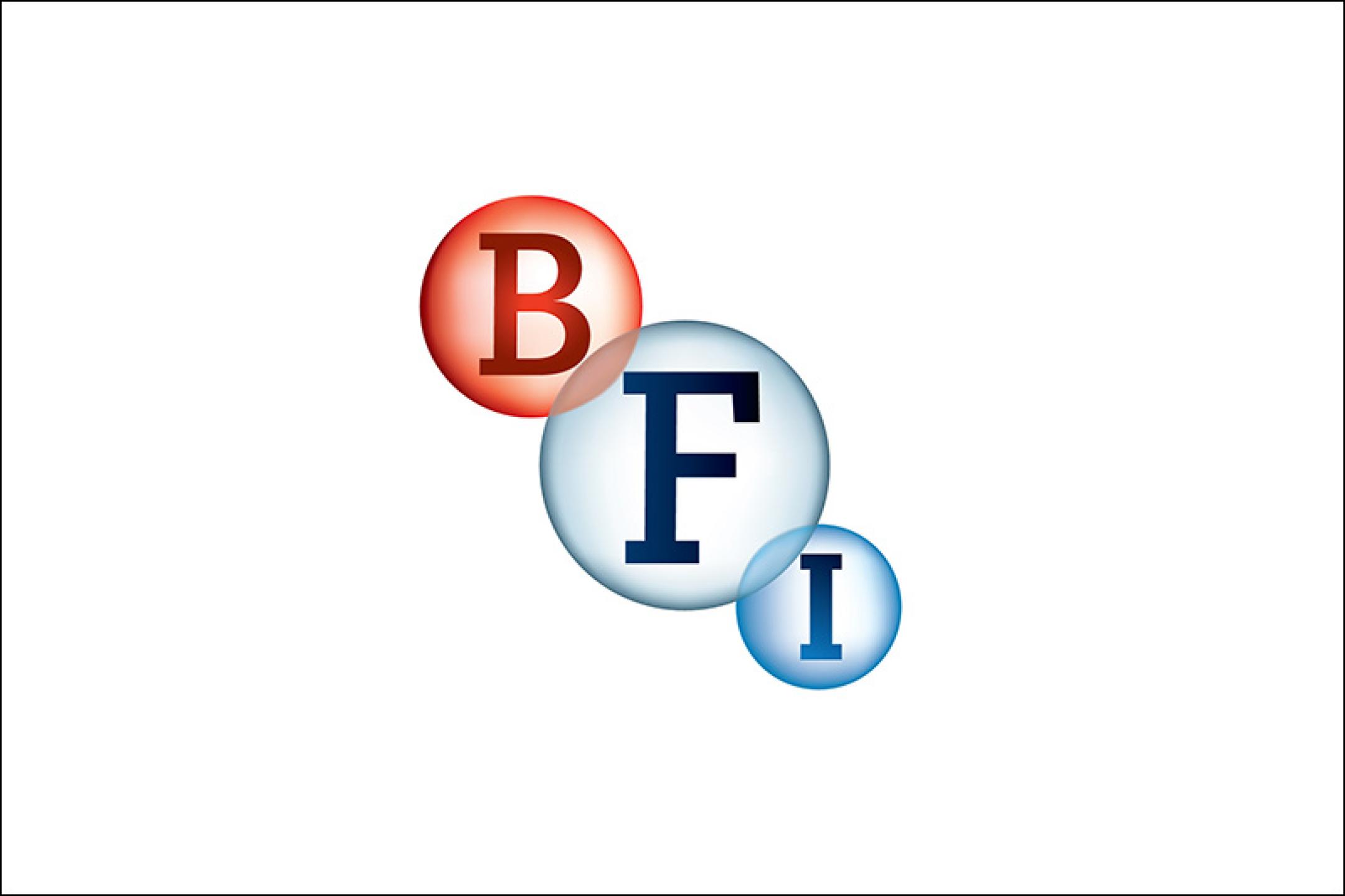 Logo BFI on white background