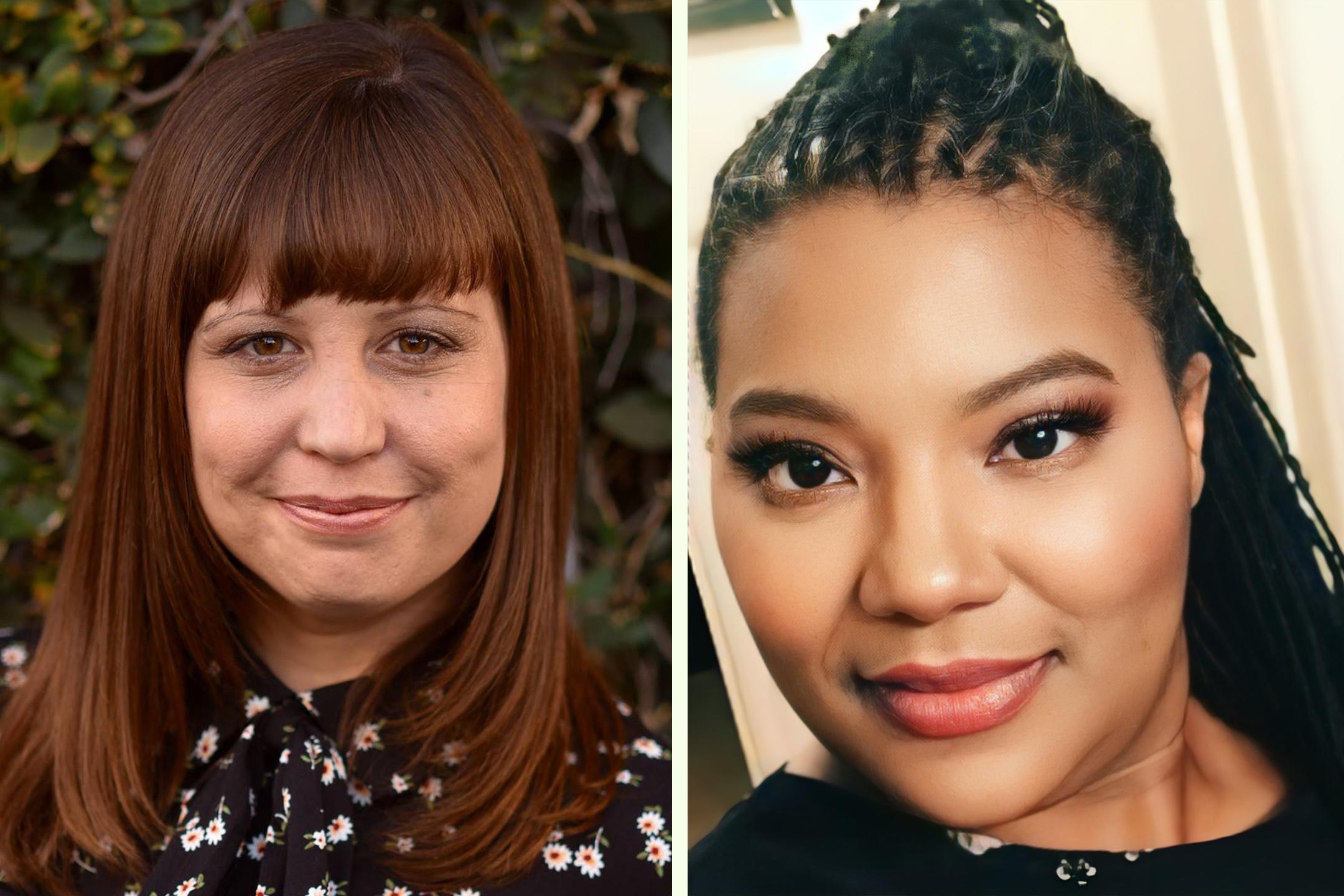 Collage of Ranell Shubert (left) and Toni Achebe Bell (right)