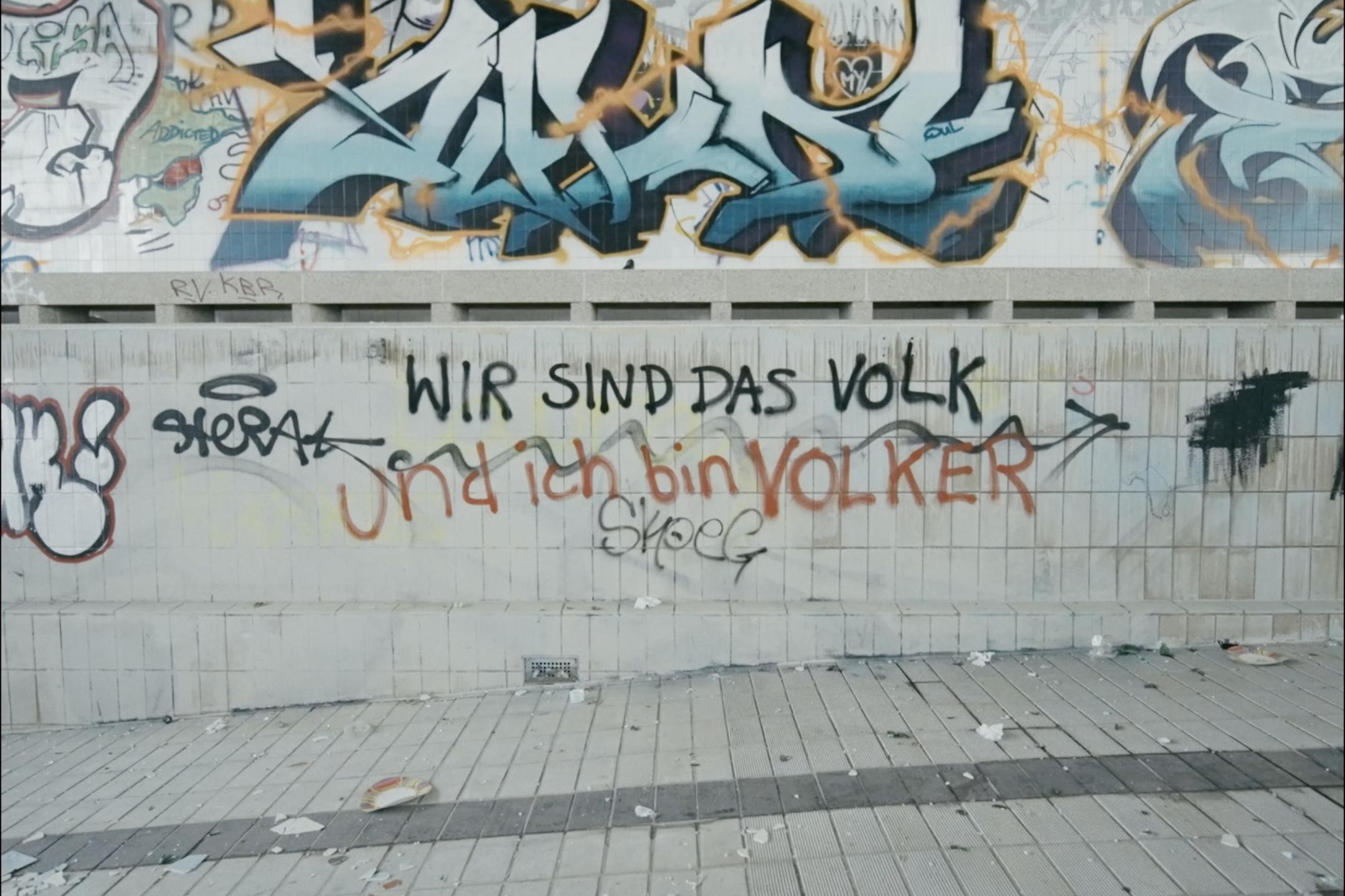Bild eines Graffitis 