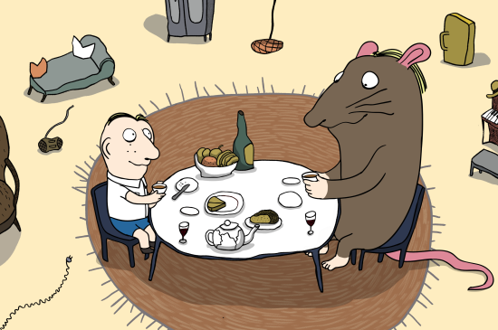 Filmstill On the Mat Outside My Door