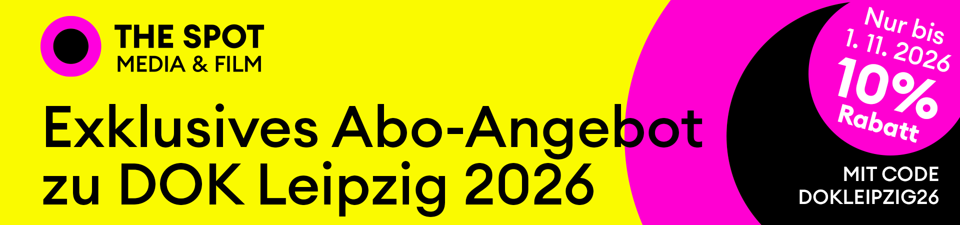 Werbebanner von The Spot