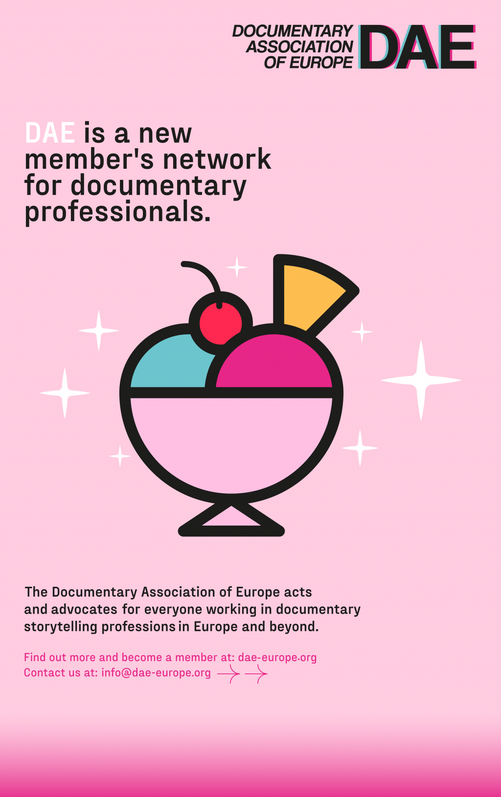Ad of Documentary Association of Europe