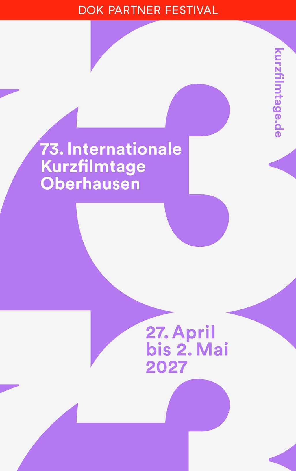 Werbebanner Oberhausen Film Festival