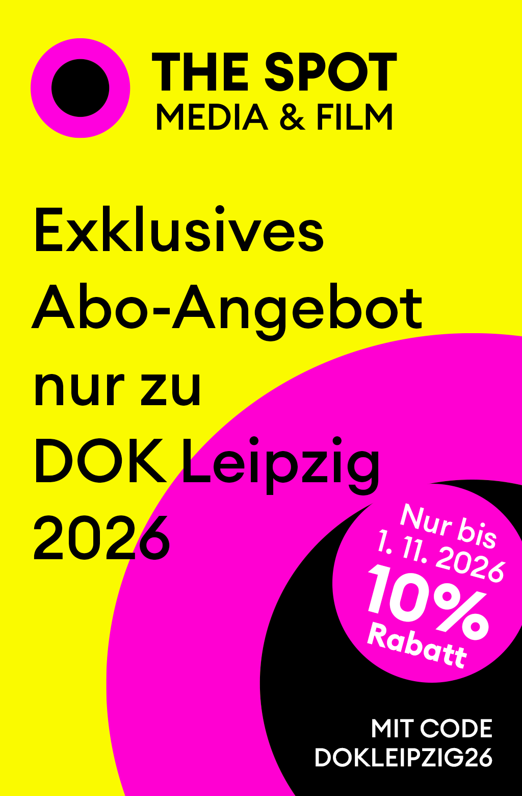 Werbebanner von The Spot
