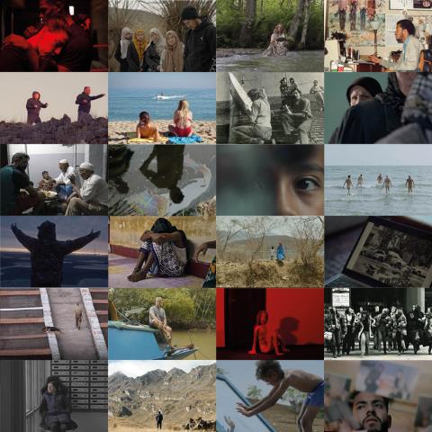 collage of pictures from the film projects of the Co-Pro Market selection