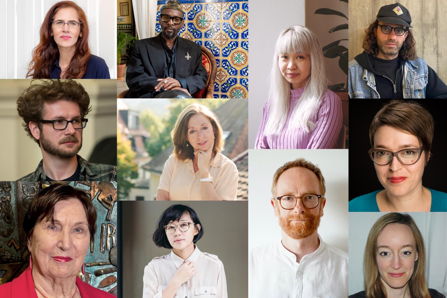 Eine Collage von allen 11 Jurymitgliedern aus den diesjährigen Wettbewerbsjuries