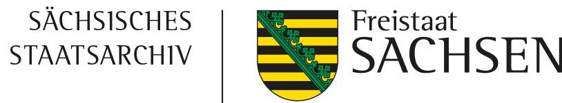 Logo Sächsiches Staatsarchiv 2022
