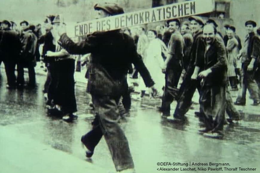 Filmstill Woe to the Vanquished – The Workers’ Uprising, 17 June 1953