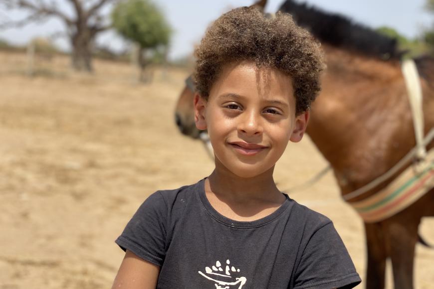 Filmstill Ich bin Ich: Lamine’s Farm in Senegal