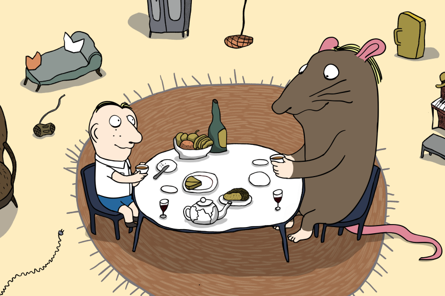 Filmstill On the Mat Outside My Door